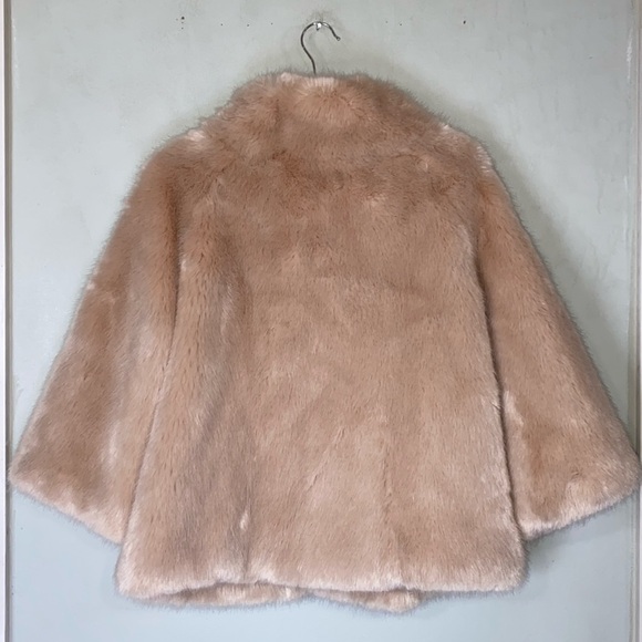 Donna Salyers Fabulous Furs Sheared Mink Faux Fur Cozy Elegant Feminine Jacket M - Picture 4 of 15